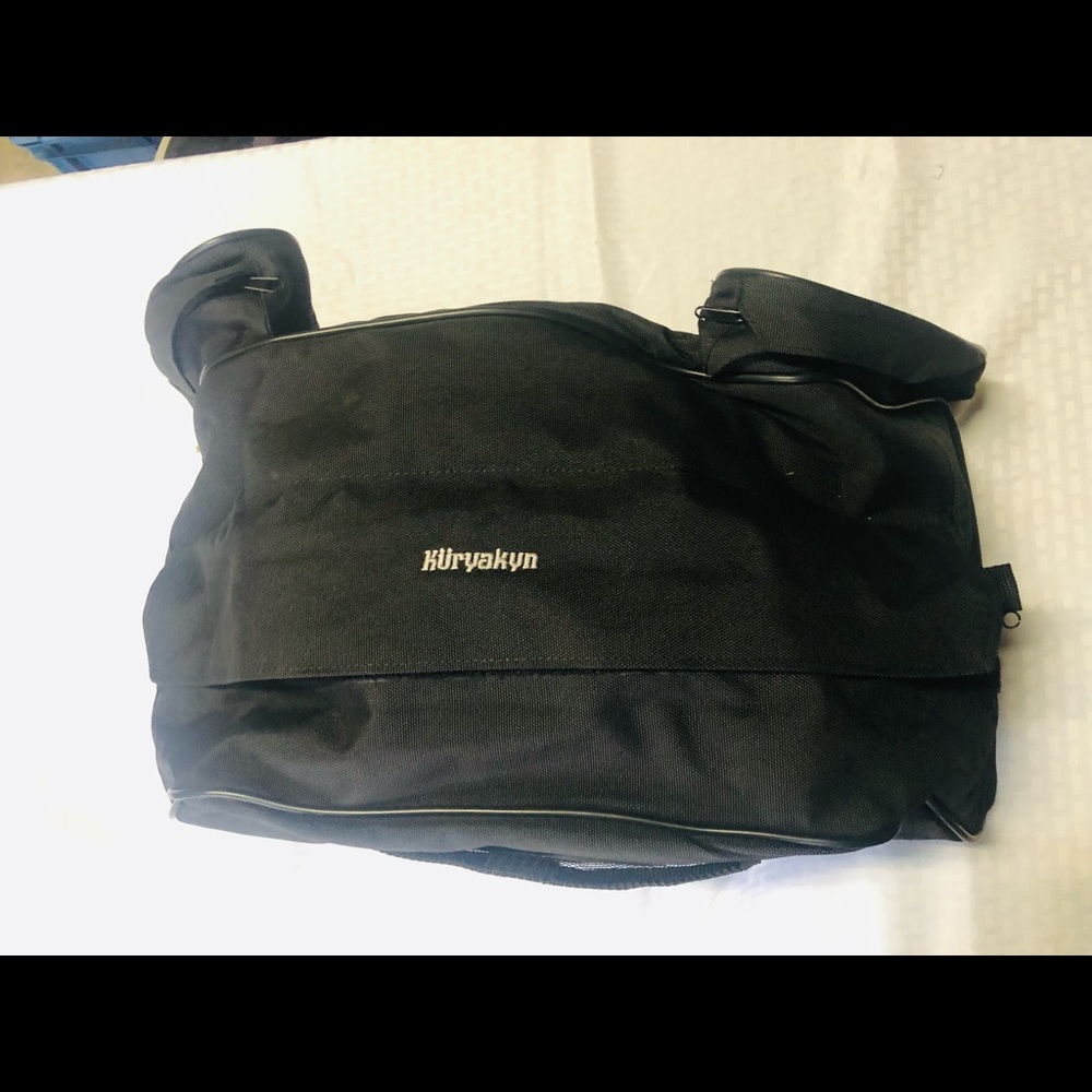 KURYAKYN Hitchhiker Black Luggage Trunk Rack Bag For Your Motorcycle